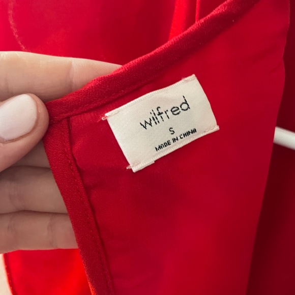 Aritzia Bavarian Red Open Back Romper - Picture 4 of 4